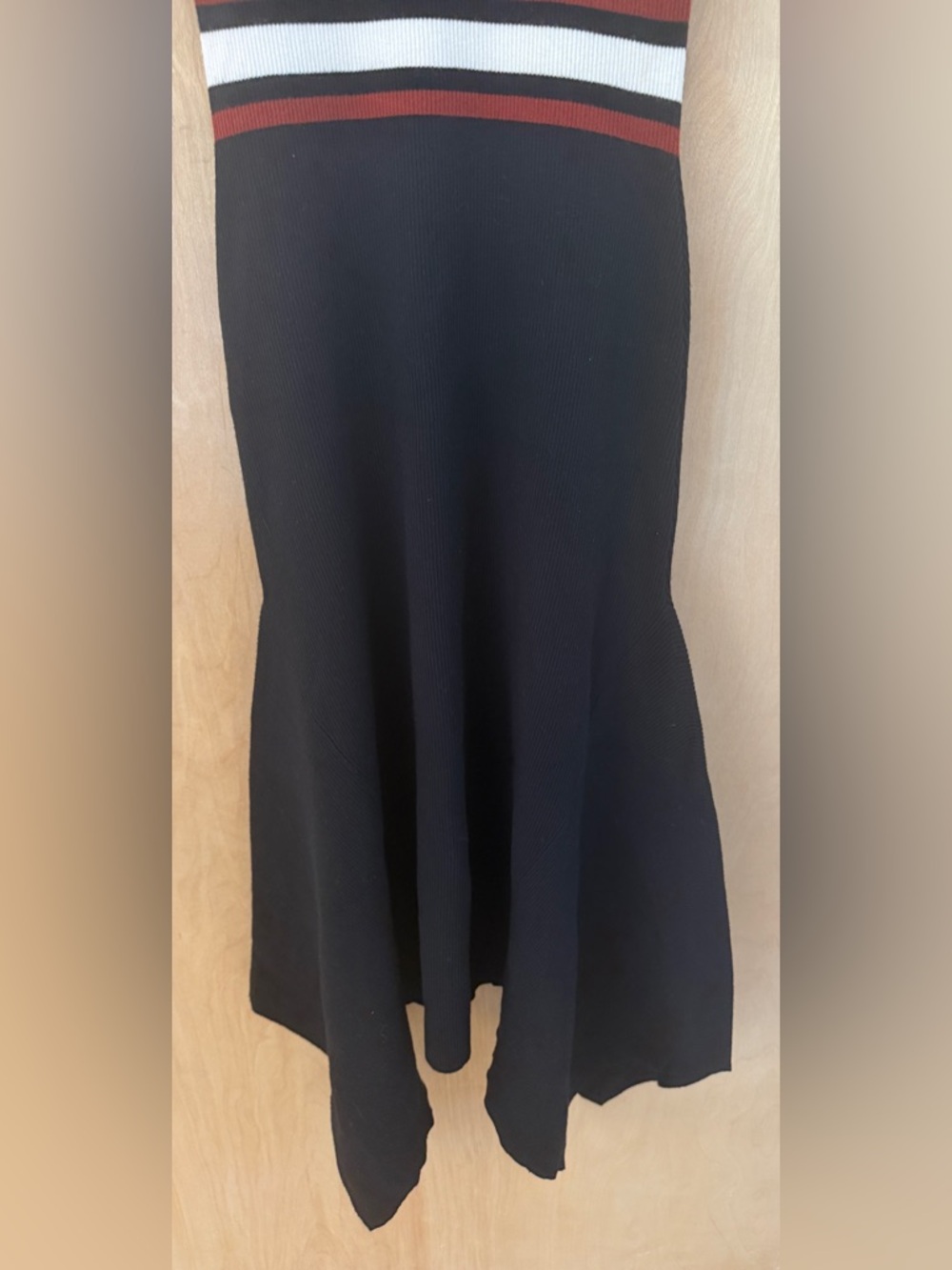 A.L.C. Anders Handkerchief Hem Knit Midi Dress - Picture 9 of 16